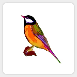 Great Tit Bird Sticker